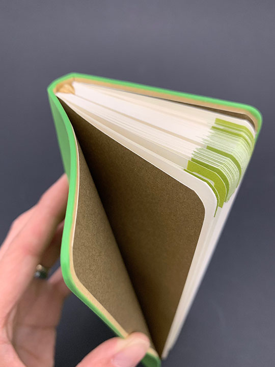Soft cover case bound book